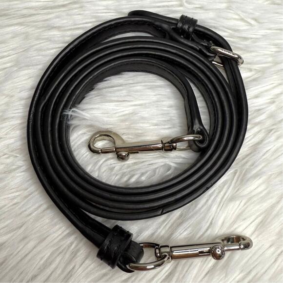 COACH Black Silver Replacement Strap - Picture 1 of 5